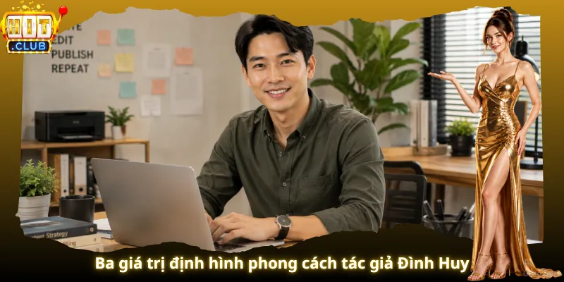 Ba giá trị định hình phong cách tác giả Đình Huy