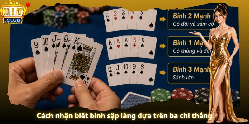 Cách nhận biết binh sập làng dựa trên ba chi thắng