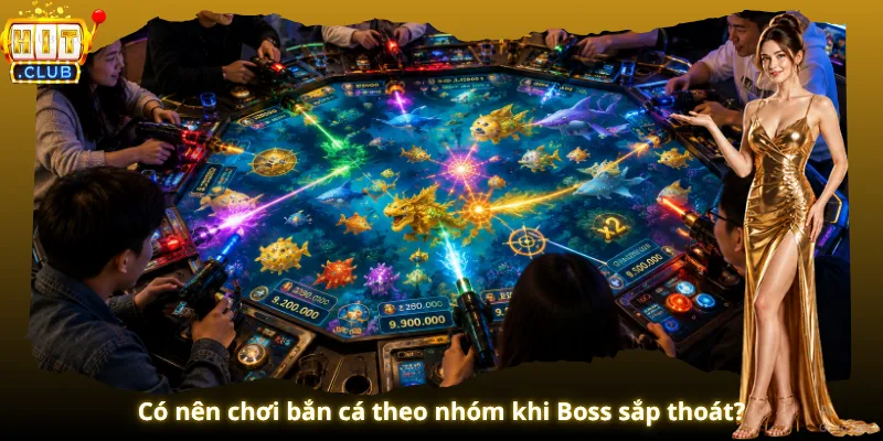 Có nên chơi bắn cá theo nhóm khi Boss sắp thoát?
