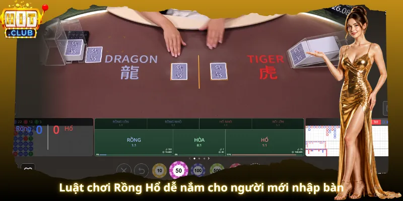 Luật chơi Rồng Hổ dễ nắm cho người mới nhập bàn