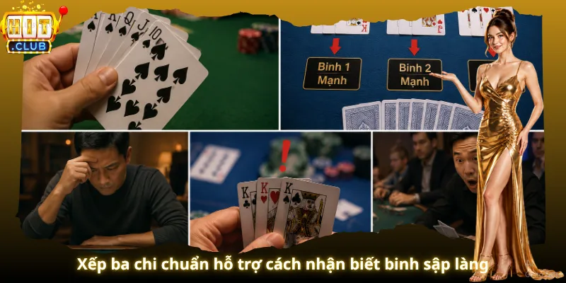 Xếp ba chi chuẩn hỗ trợ cách nhận biết binh sập làng